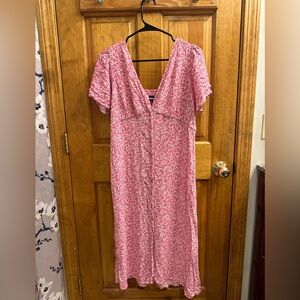 Old Navy waist defined midi dress